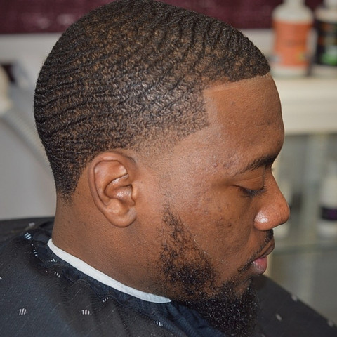 Taper fade with lineup