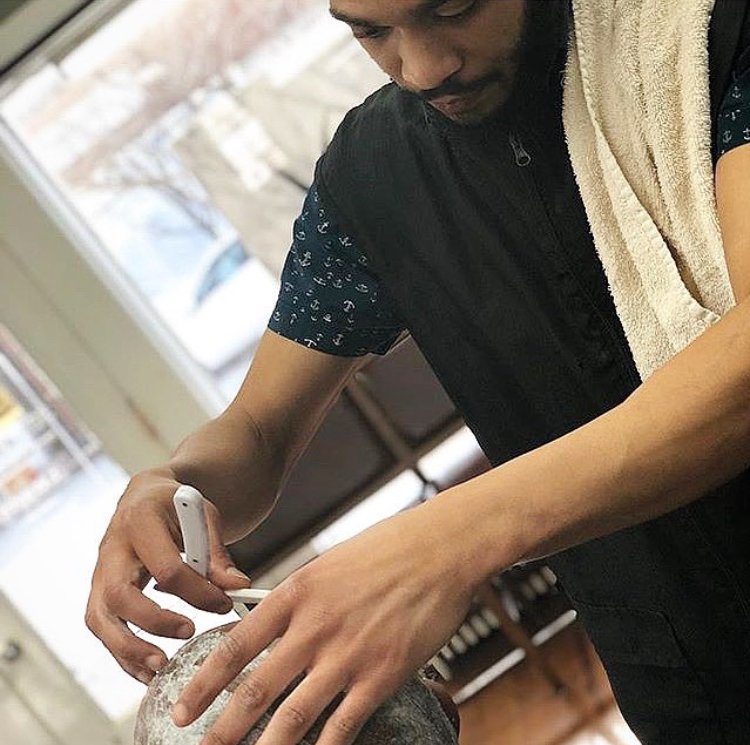 Hot towel shave prep
